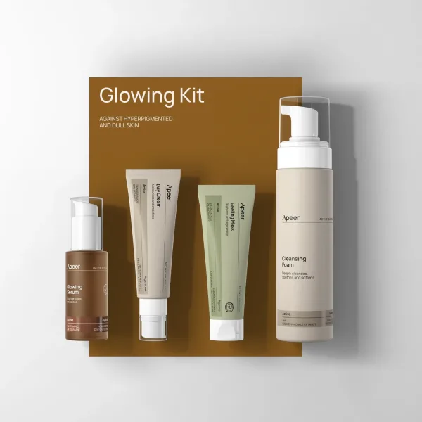 Apeer Набір для вирівнювання тону шкіри Glowing Kit Apeer